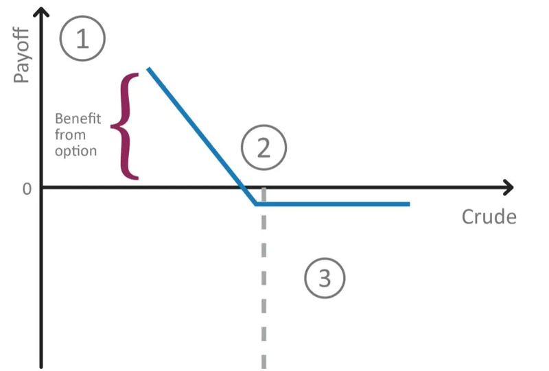 Commodity put option